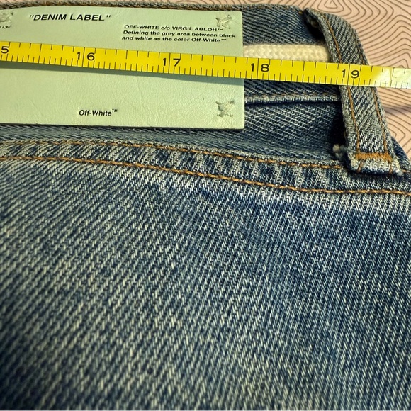 OFF-WHITE c/o Virgil Abloh, incredibly rare 2013 5 pocket crop jeans. Size 36. - Picture 6 of 9